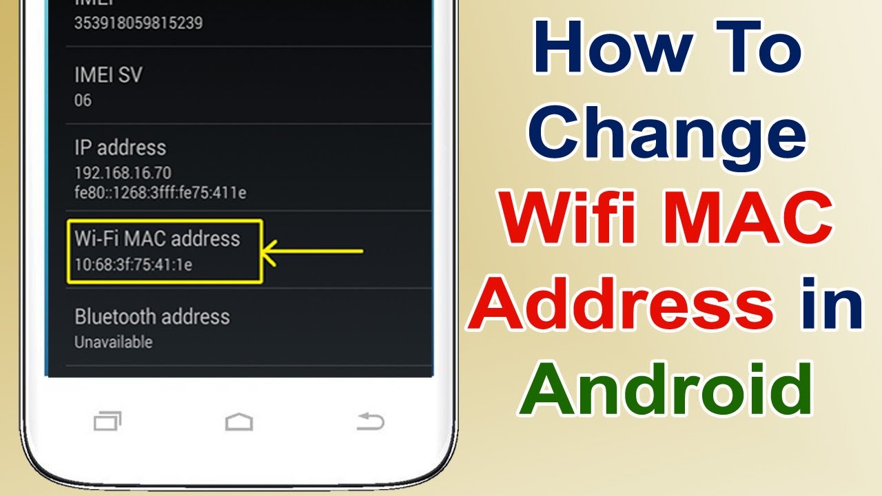 step by step tutorial for changing mac address on android using terminal emulator